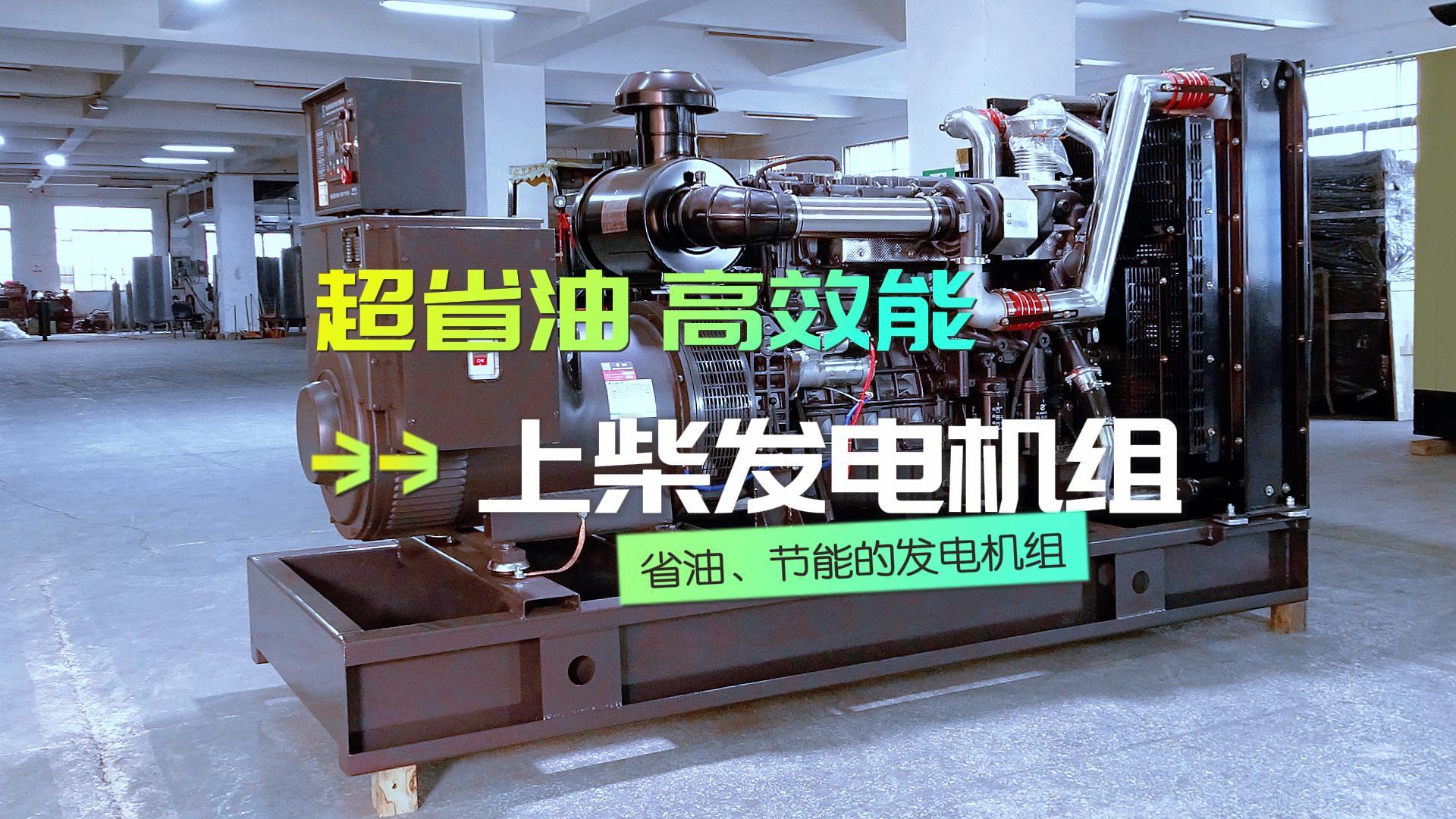 超省油，高效能，上柴300KW柴油發電機組，不僅能提供穩定可靠的電力保障，更能為企業節省運營成本